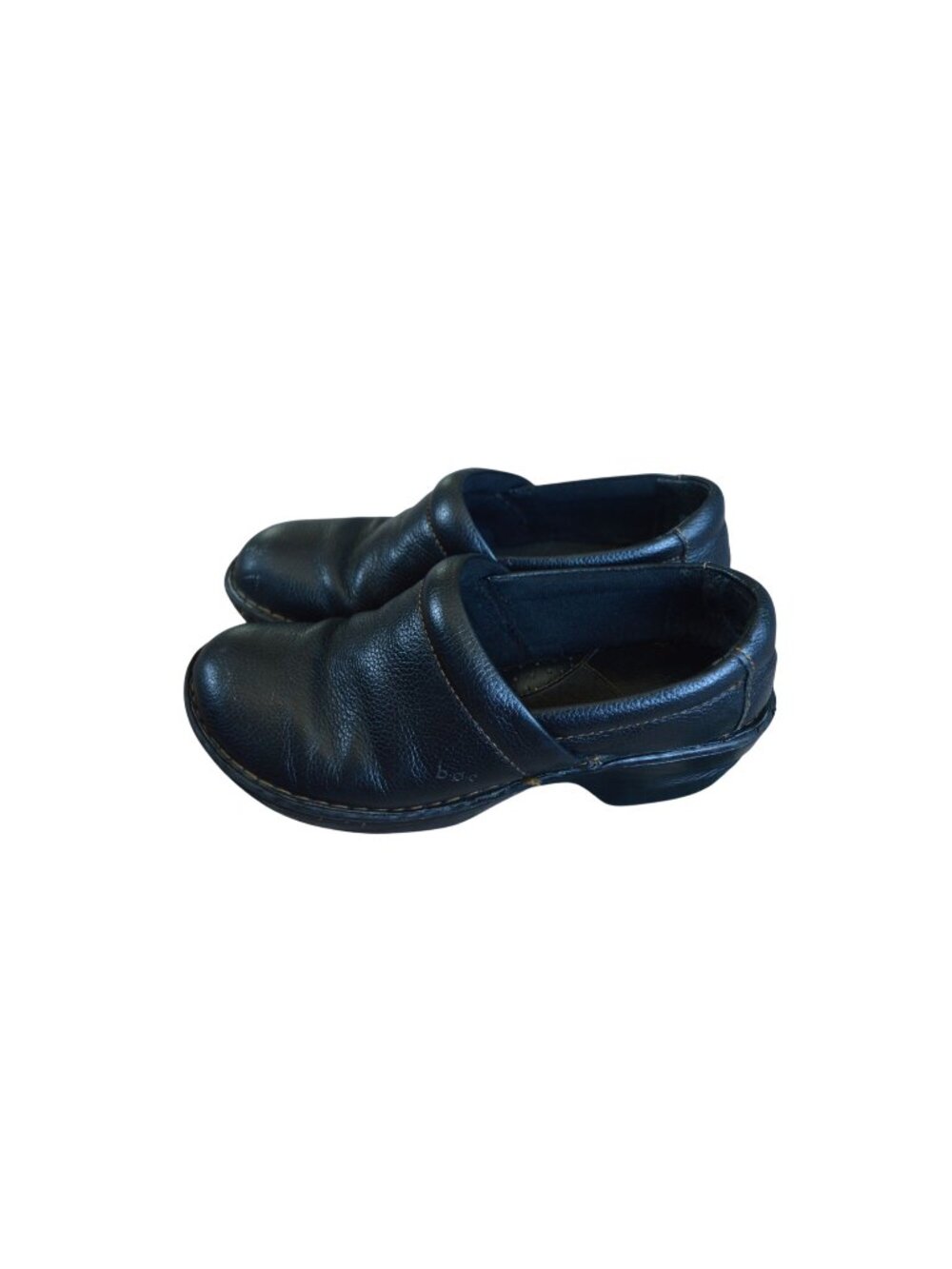 Born B.O.C. Peggy Clogs Black Leather Women Size 7 Bohemian Casual Fall Neutral